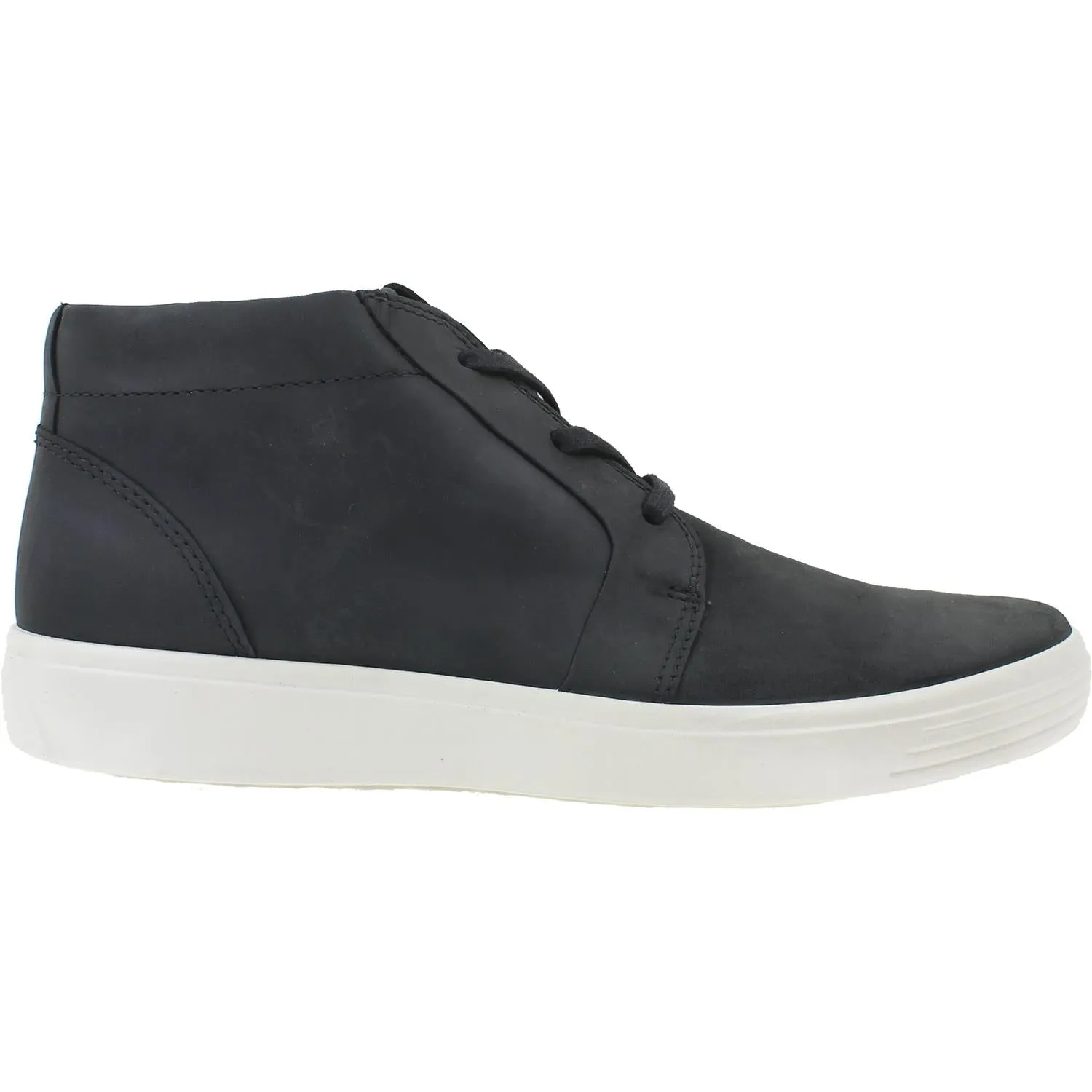 Men's Ecco Soft 7 Chukka Black Oiled Nubuck