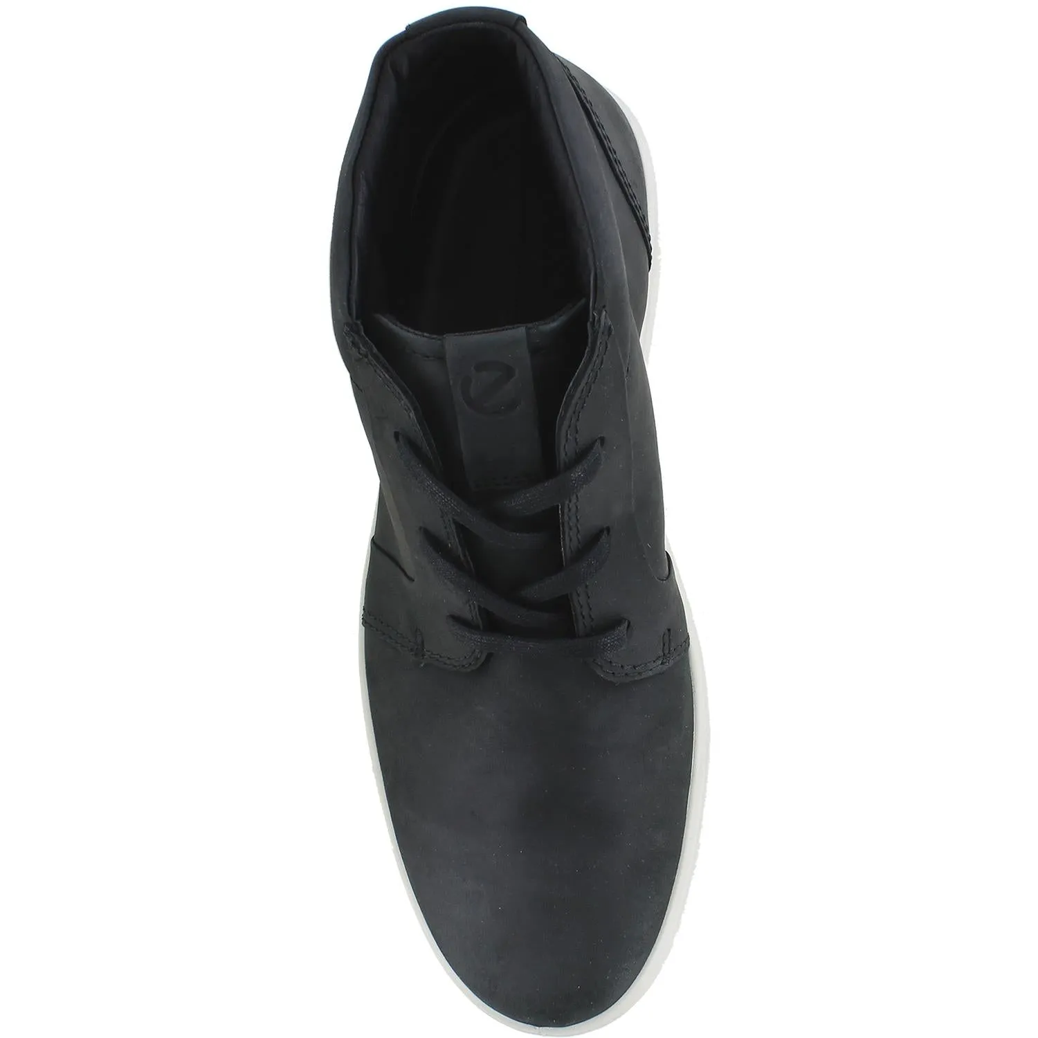 Men's Ecco Soft 7 Chukka Black Oiled Nubuck