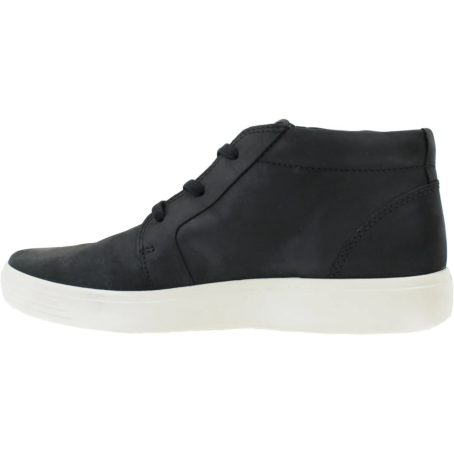 Men's Ecco Soft 7 Chukka Black Oiled Nubuck