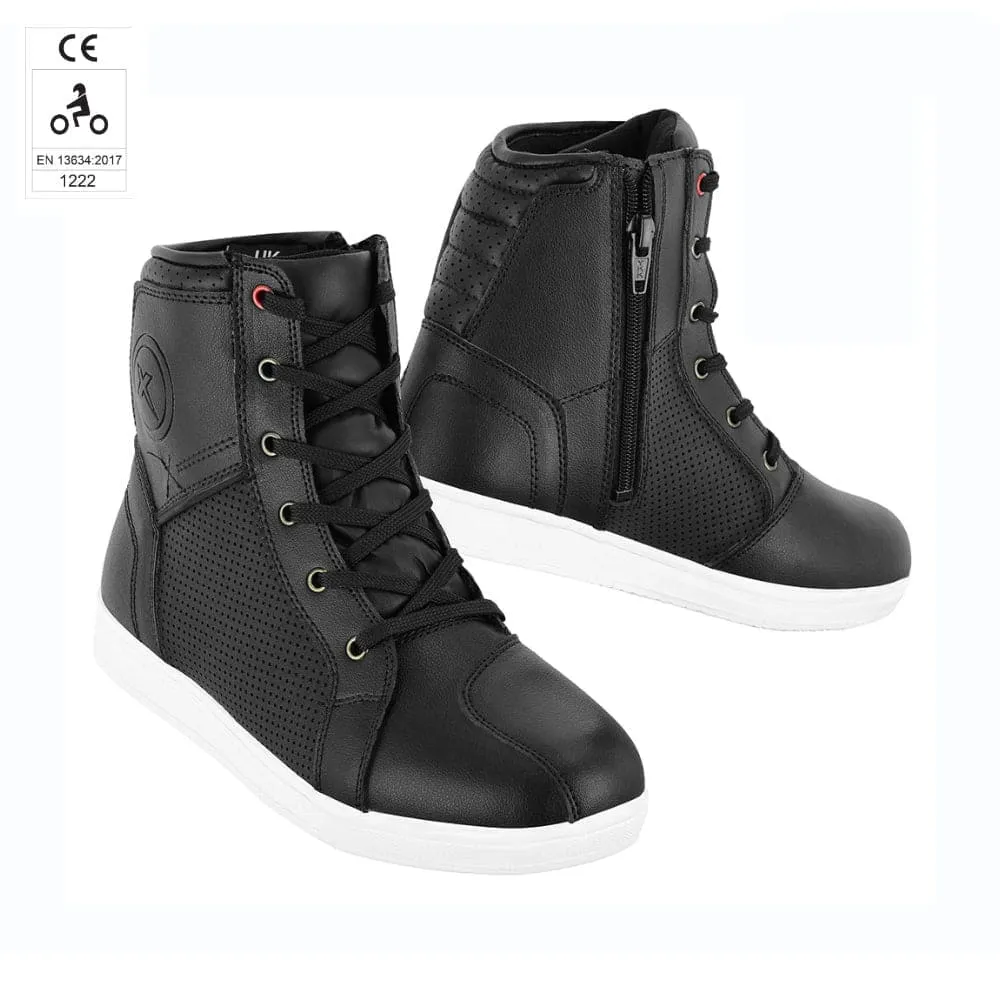Men's Motorcycle Waterproof Casual Sneaker Shoes