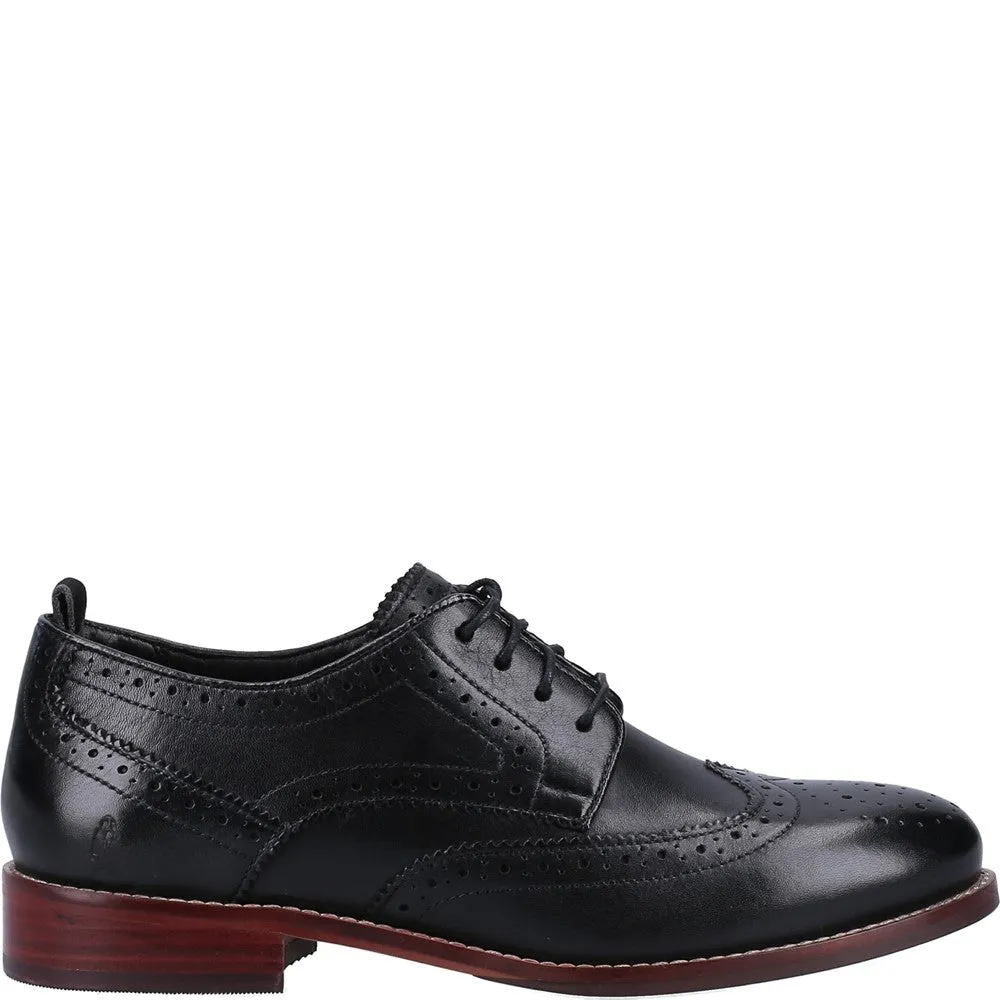 Navy Natalia Brogue Shoes