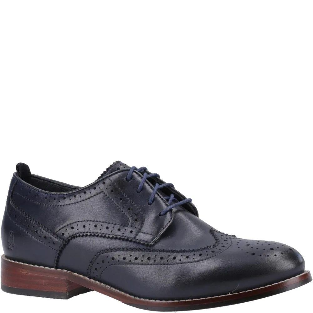 Navy Natalia Brogue Shoes