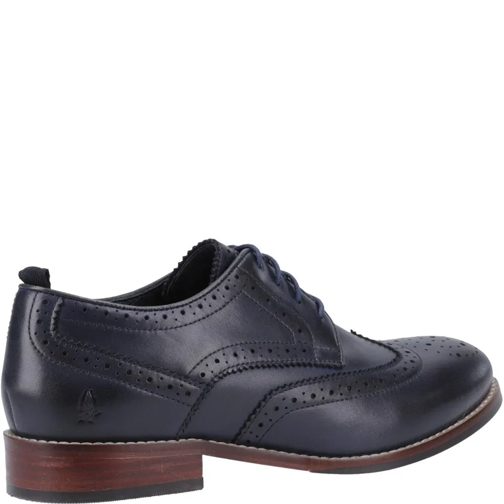 Navy Natalia Brogue Shoes