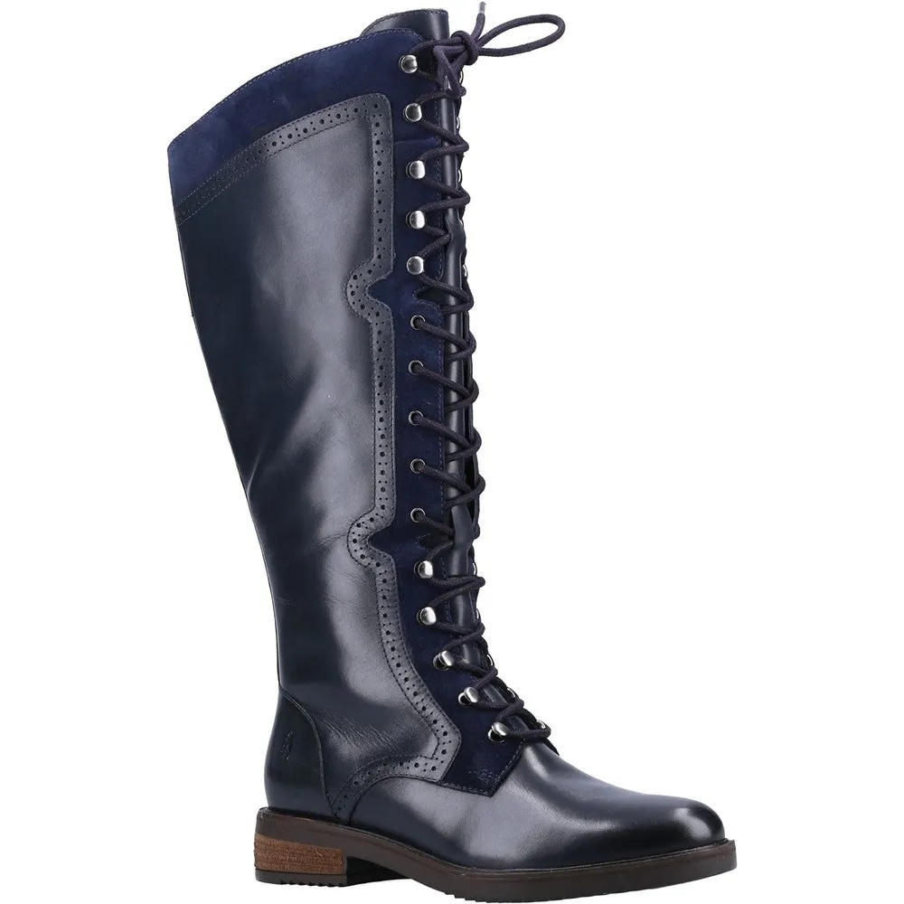 Navy Rudy Knee High Boots