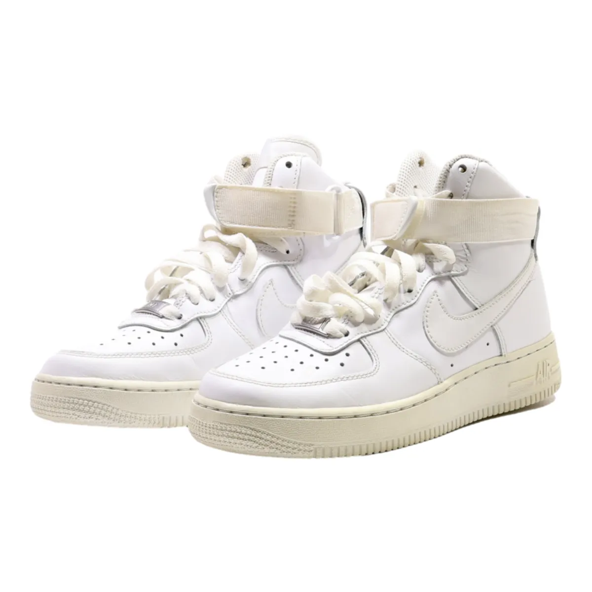 NIKE Air Force 1 2018 High Top Trainers White Leather Womens UK 4