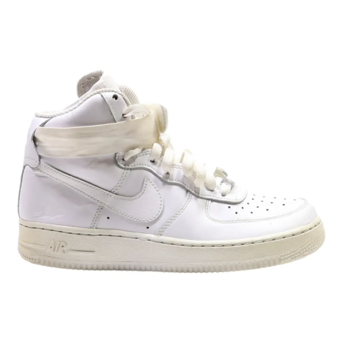 NIKE Air Force 1 2018 High Top Trainers White Leather Womens UK 4