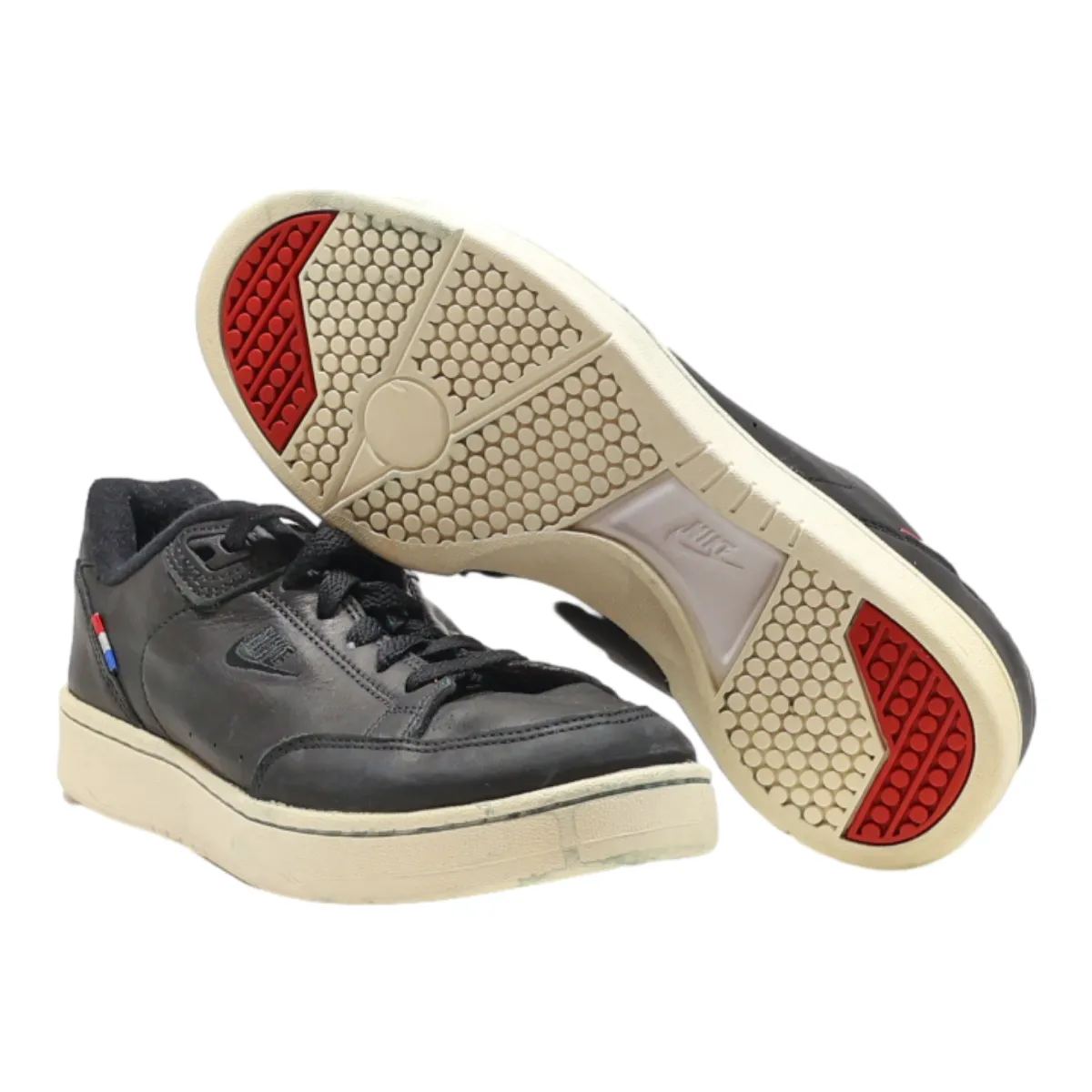 NIKE Sneaker Trainers Black Leather Womens UK 5.5