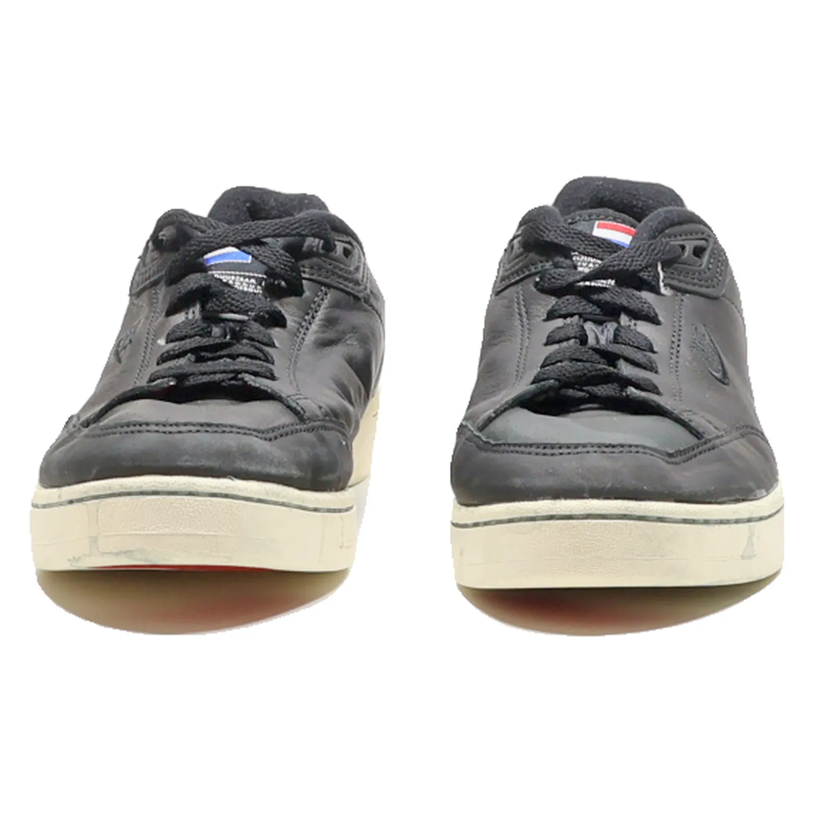 NIKE Sneaker Trainers Black Leather Womens UK 5.5