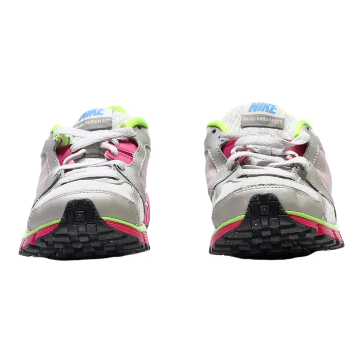 NIKE Sneaker Trainers Silver Synthetic Womens UK 5