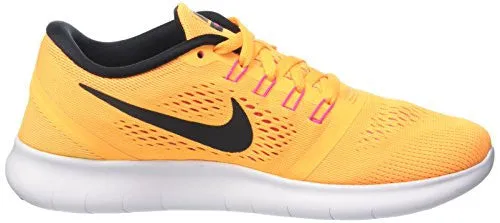 Nike Womens Free Run Womens Laser Yellow Running Shoes in Size 6.5 US (4 UK / 37.5 EU) Yellow