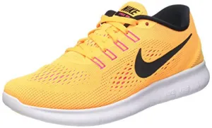 Nike Womens Free Run Womens Laser Yellow Running Shoes in Size 6.5 US (4 UK / 37.5 EU) Yellow