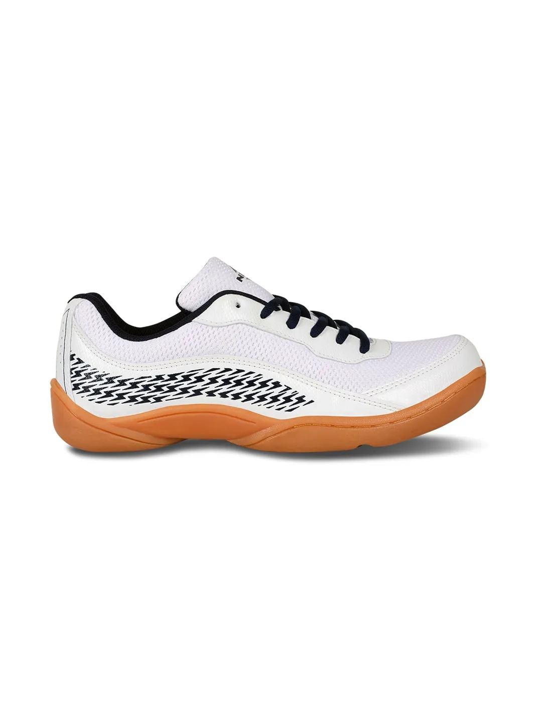 NIVIA Flash 2.0 Badminton Shoes for Men (White)