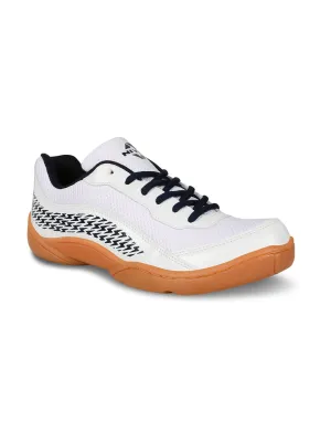 NIVIA Flash 2.0 Badminton Shoes for Men (White)