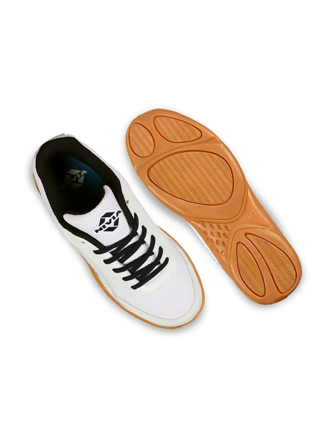 NIVIA Flash 2.0 Badminton Shoes for Men (White)