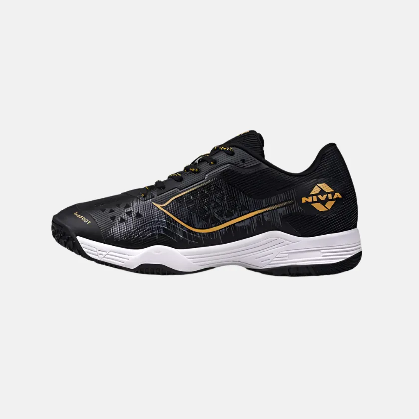 Nivia HY-Court 3.0 Men's Badminton Shoes-Black