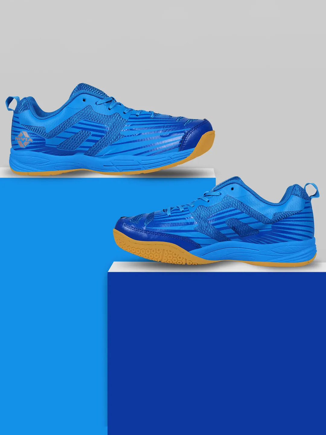 Nivia Super Court 2.0 Badminton Shoe For Men Blue