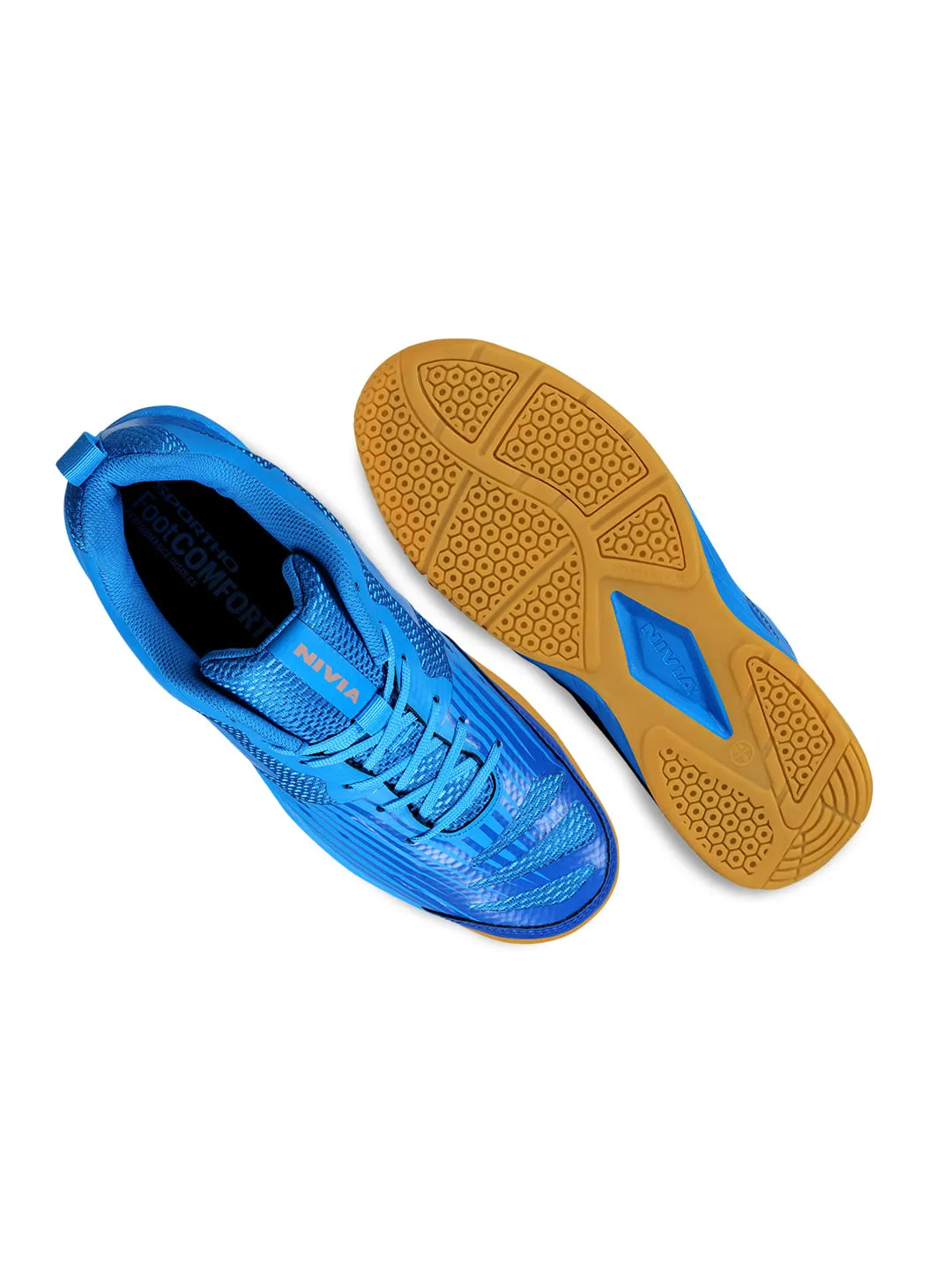 Nivia Super Court 2.0 Badminton Shoe For Men Blue