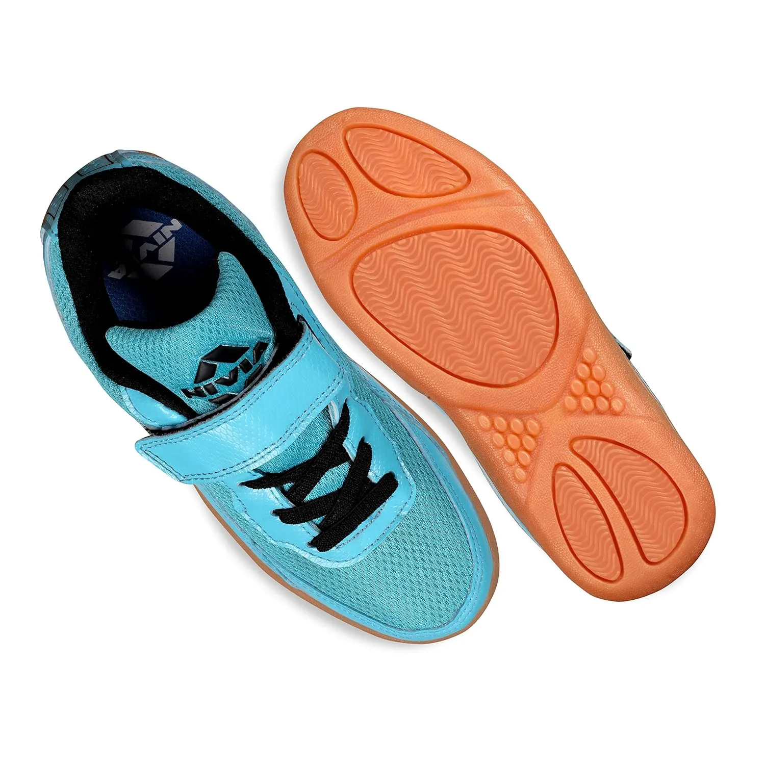 Nivia�Flash Badminton Shoes For Kids (Sky Blue/Black)