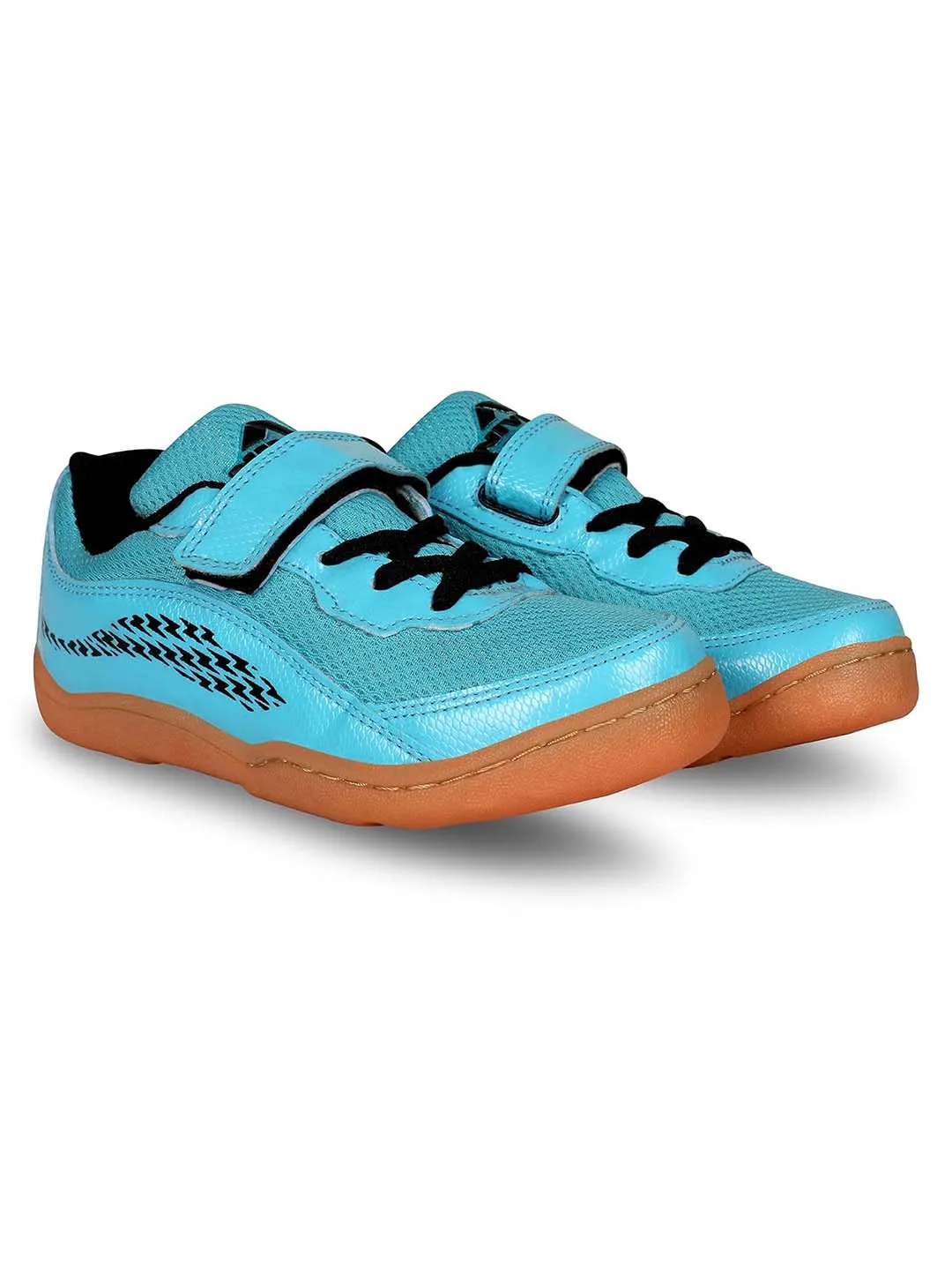 Nivia�Flash Badminton Shoes For Kids (Sky Blue/Black)