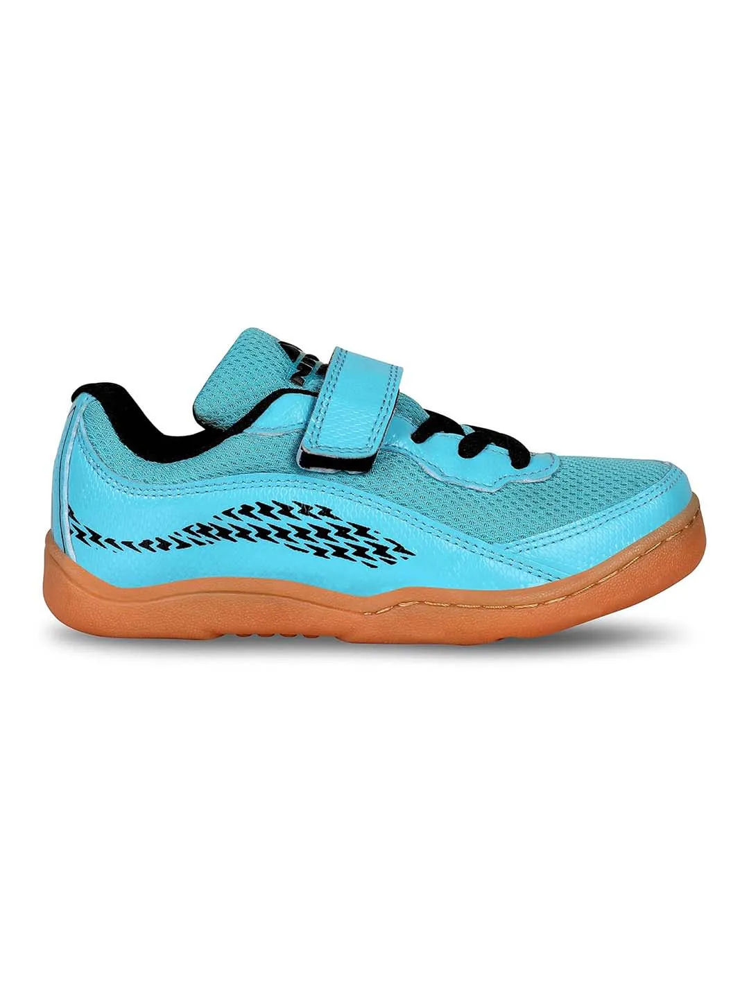 Nivia�Flash Badminton Shoes For Kids (Sky Blue/Black)