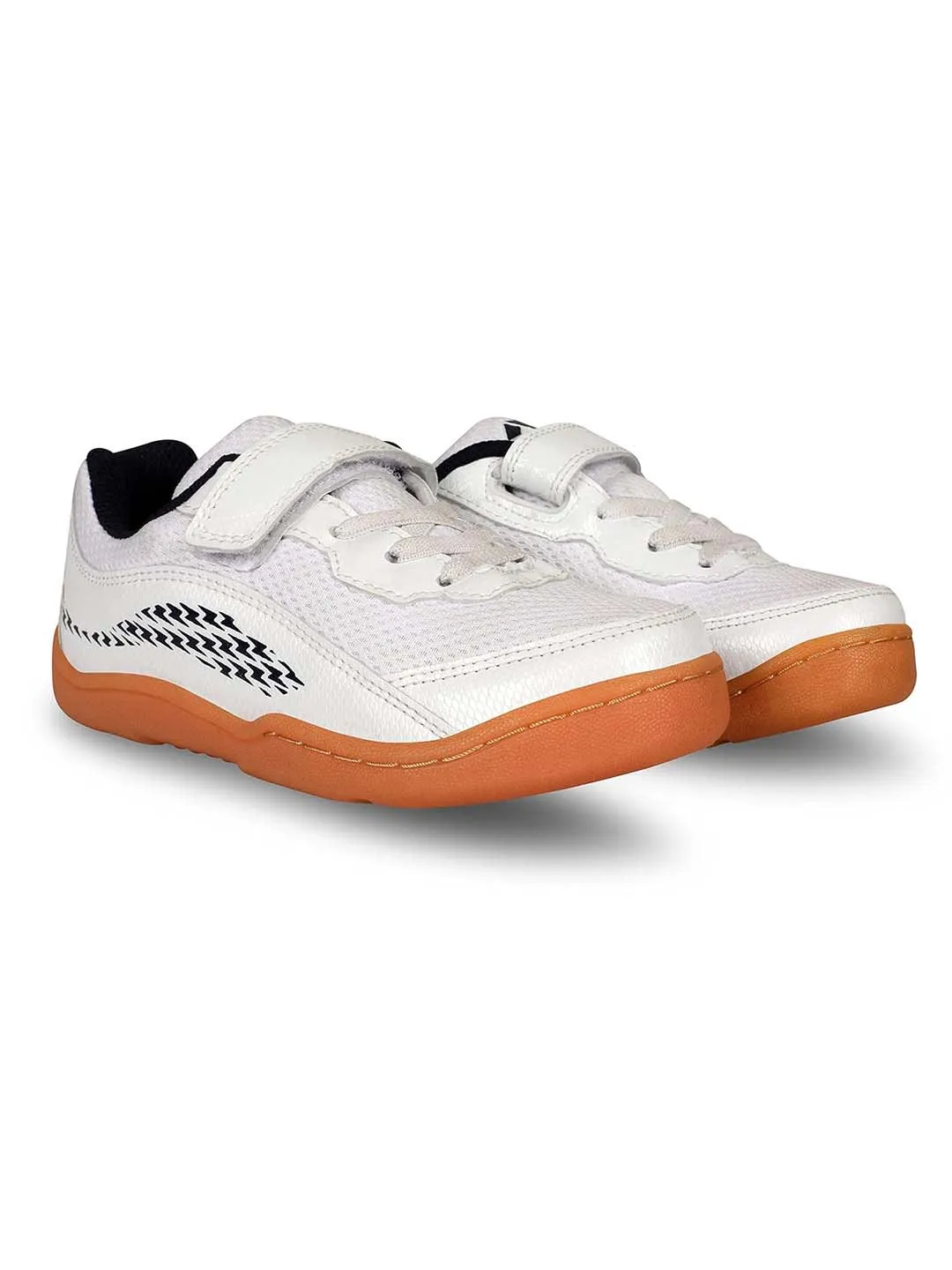 Nivia�Flash Badminton Shoes For Kids (White/Blue)