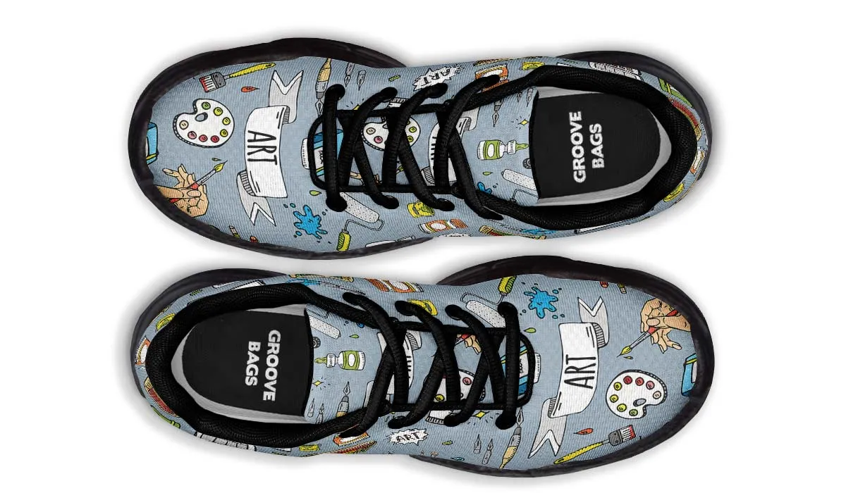 Painter Doodles Chunky Sneakers