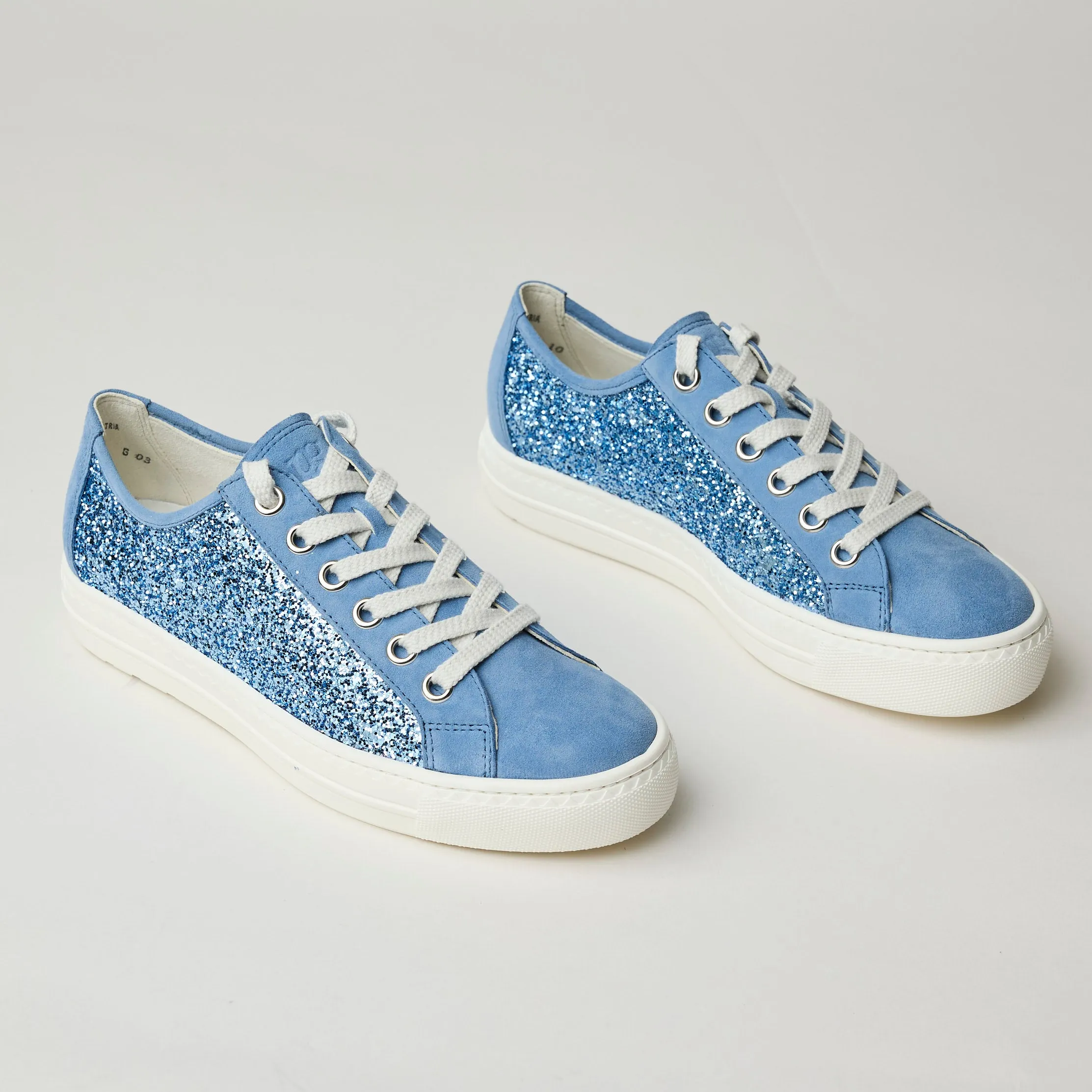 Paul Green Blue Suede Trainers