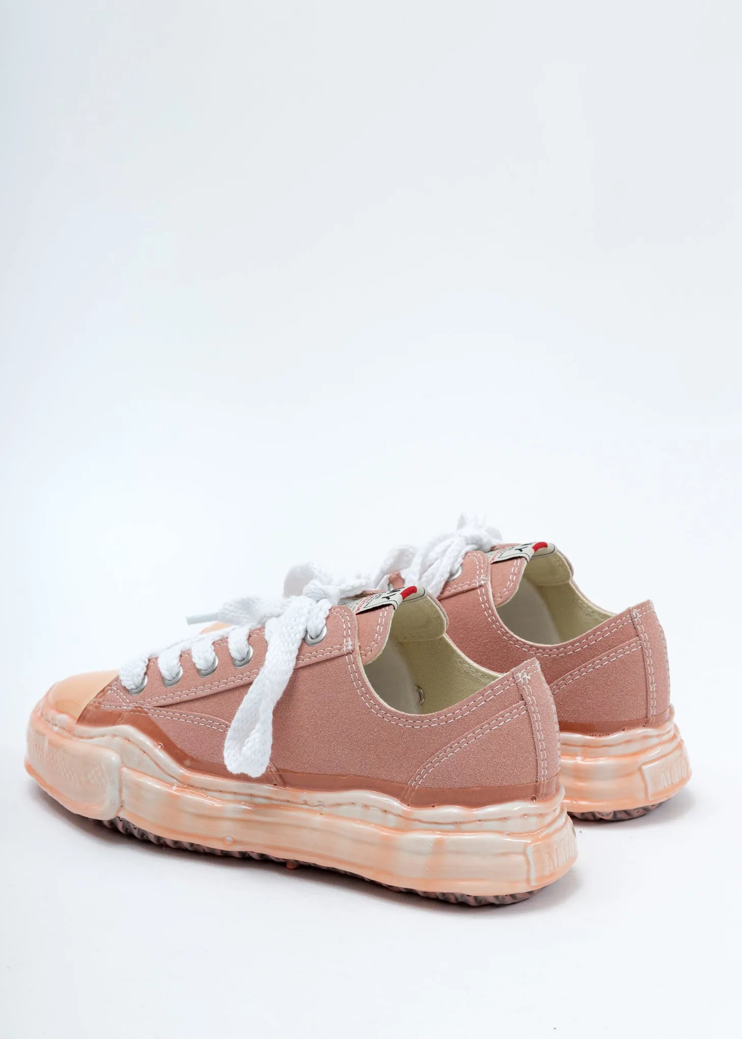 Pink Leather Original Sole Dip Low Cut Sneaker