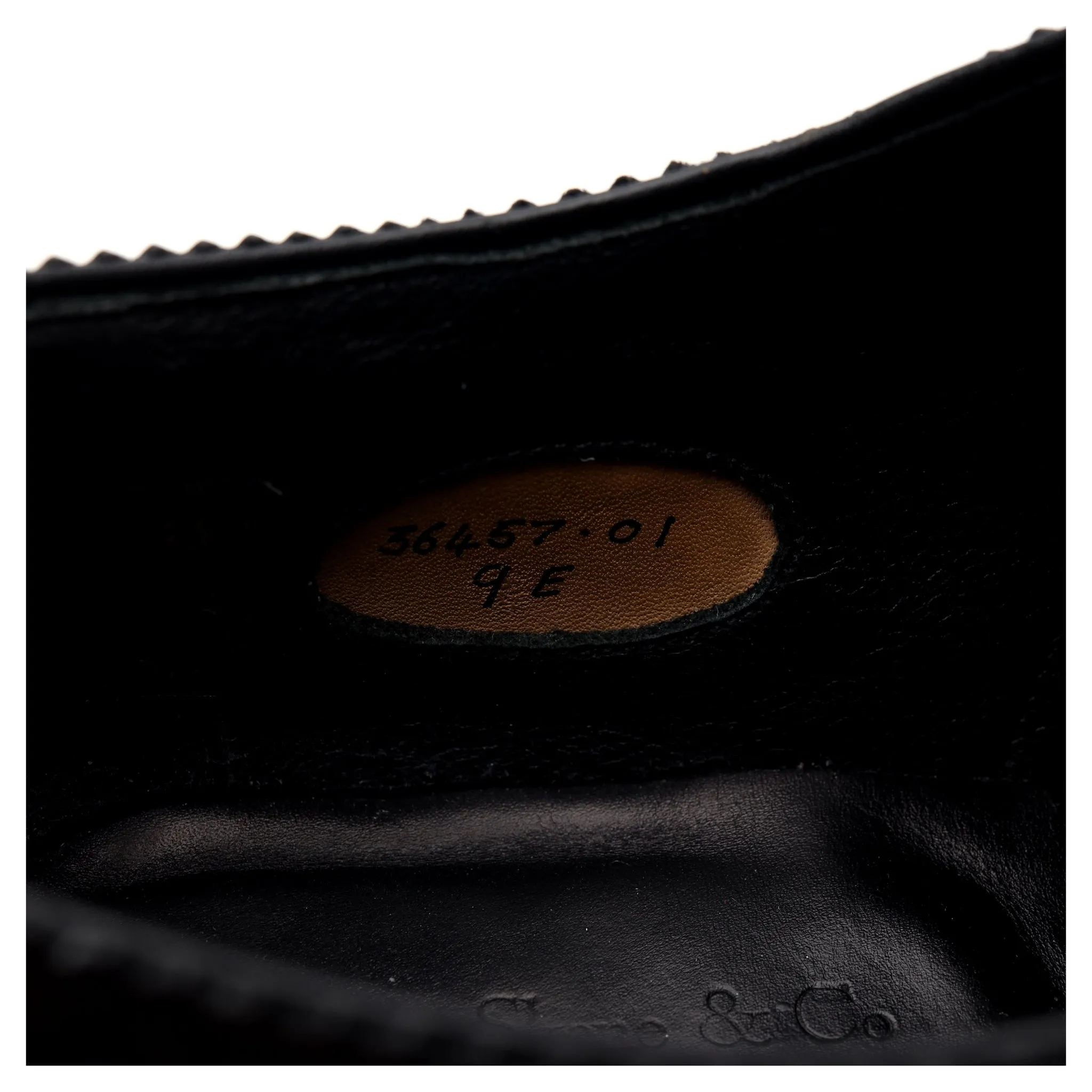Poulson Skone & Co Black Leather Oxford Brogues UK 9 E