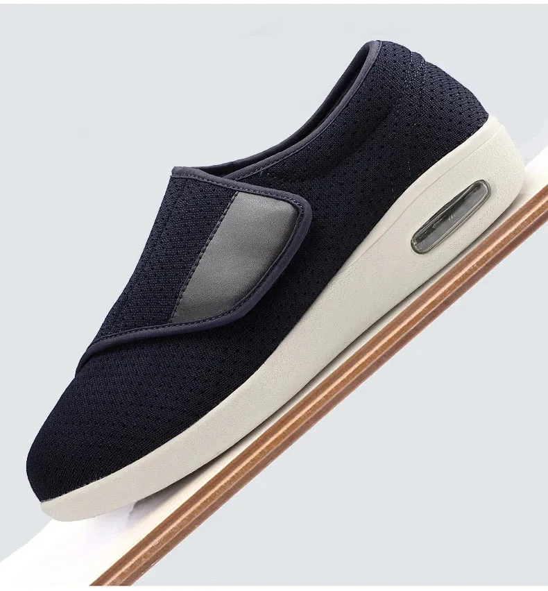 Professional Velcro Plantar Fasciitis Edema Arthritis Gout Hallux Valgus Swollen Feet Big Toe Ortho Diabetic Elderly Shoes Men