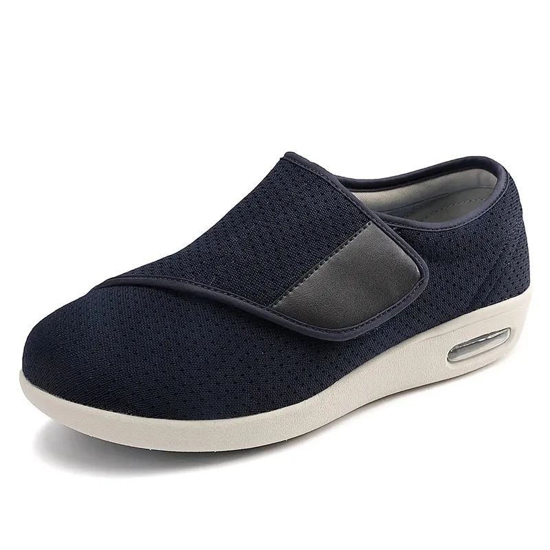 Professional Velcro Plantar Fasciitis Edema Arthritis Gout Hallux Valgus Swollen Feet Big Toe Ortho Diabetic Elderly Shoes Men