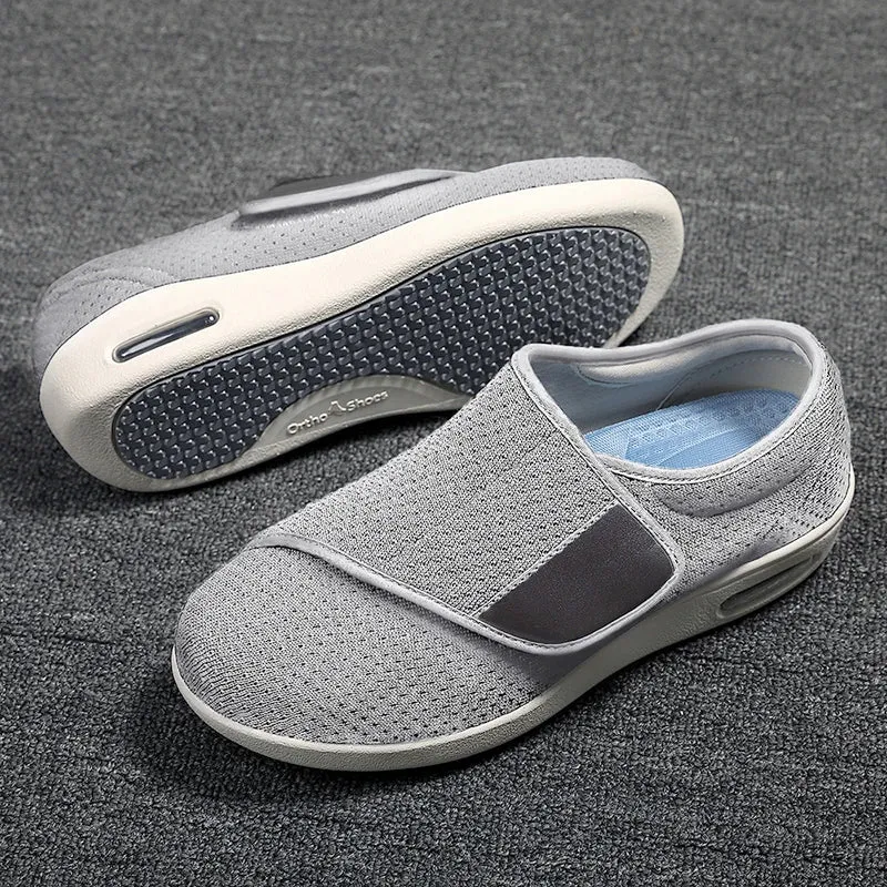 Professional Velcro Plantar Fasciitis Edema Arthritis Gout Hallux Valgus Swollen Feet Big Toe Ortho Diabetic Elderly Shoes Men