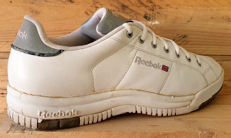 Reebok Classic Low Leather Trainers UK12/US13/EU47 RA801 TYI White/Grey