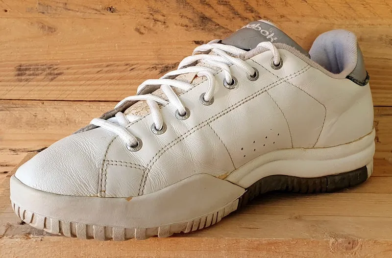 Reebok Classic Low Leather Trainers UK12/US13/EU47 RA801 TYI White/Grey