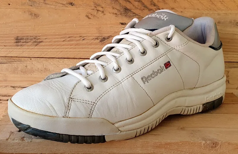 Reebok Classic Low Leather Trainers UK12/US13/EU47 RA801 TYI White/Grey