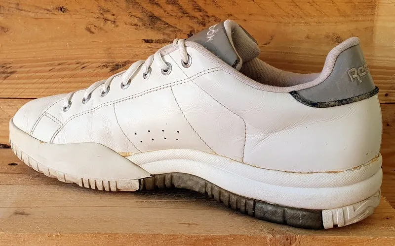 Reebok Classic Low Leather Trainers UK12/US13/EU47 RA801 TYI White/Grey