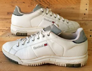 Reebok Classic Low Leather Trainers UK12/US13/EU47 RA801 TYI White/Grey