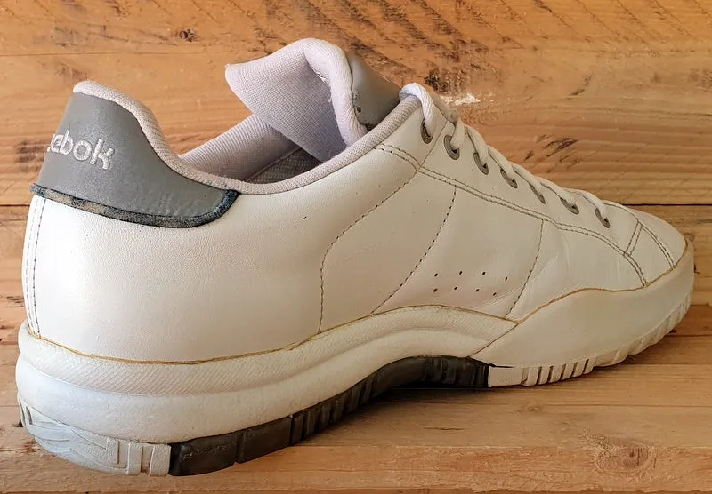 Reebok Classic Low Leather Trainers UK12/US13/EU47 RA801 TYI White/Grey