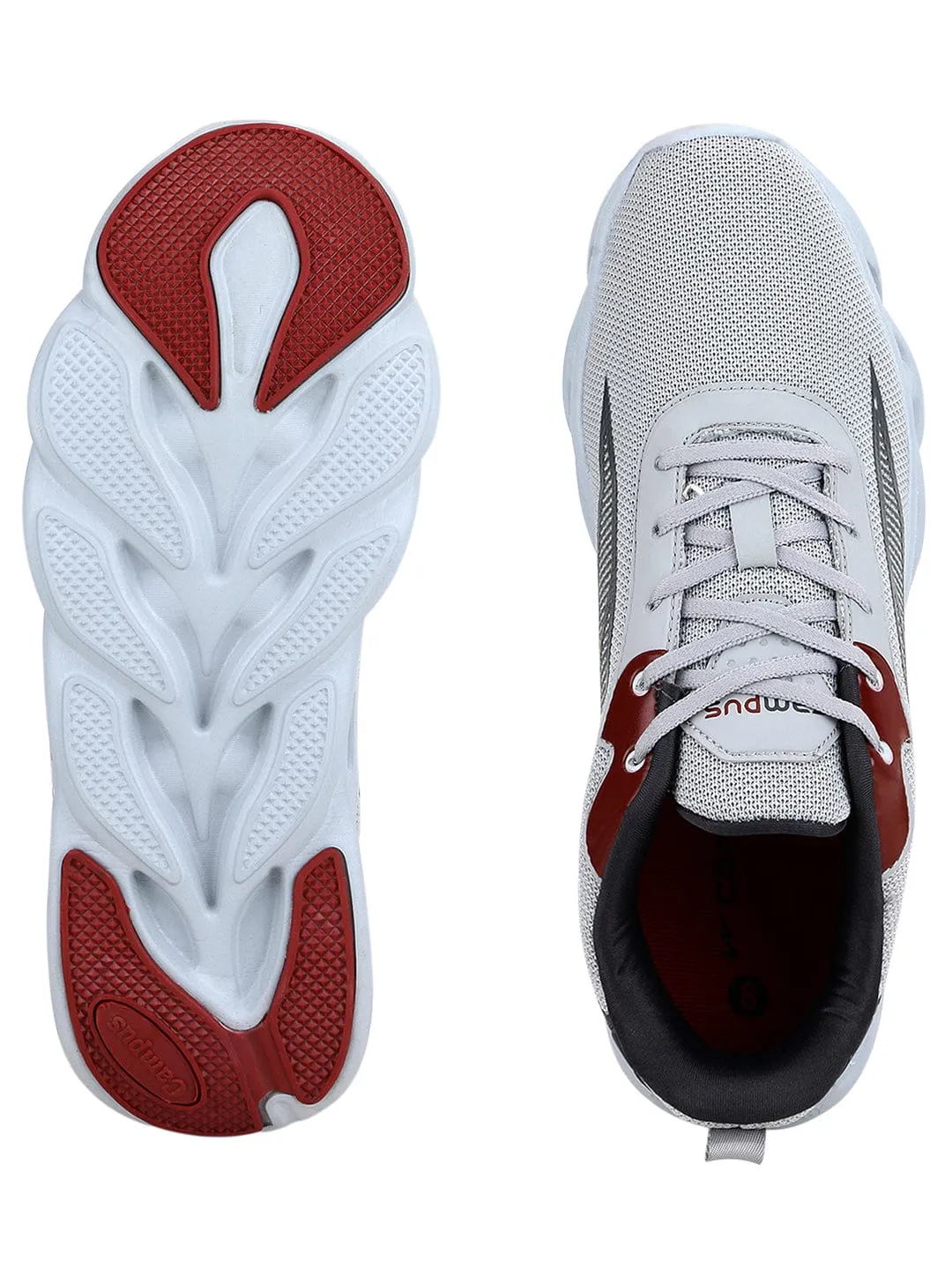 RHODIUM Grey Men's Running Shoes