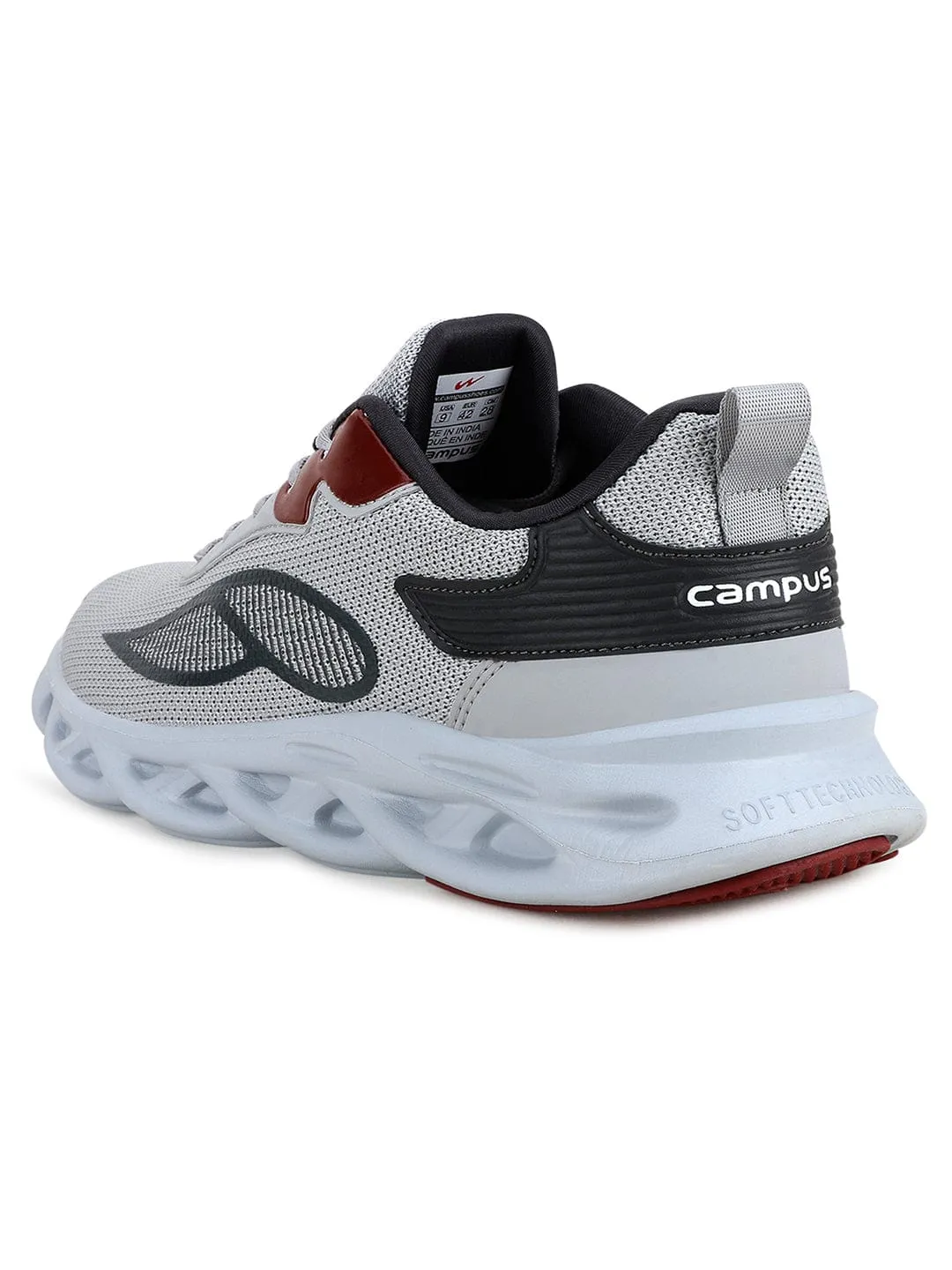 RHODIUM Grey Men's Running Shoes