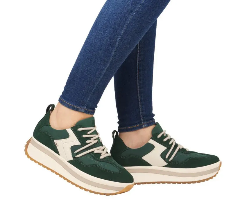 Rieker Womens Trainer W0900-54 Evolution Green Combi