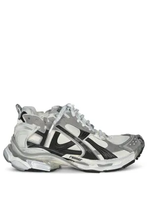 Runner Sneakers White-Black-Grey