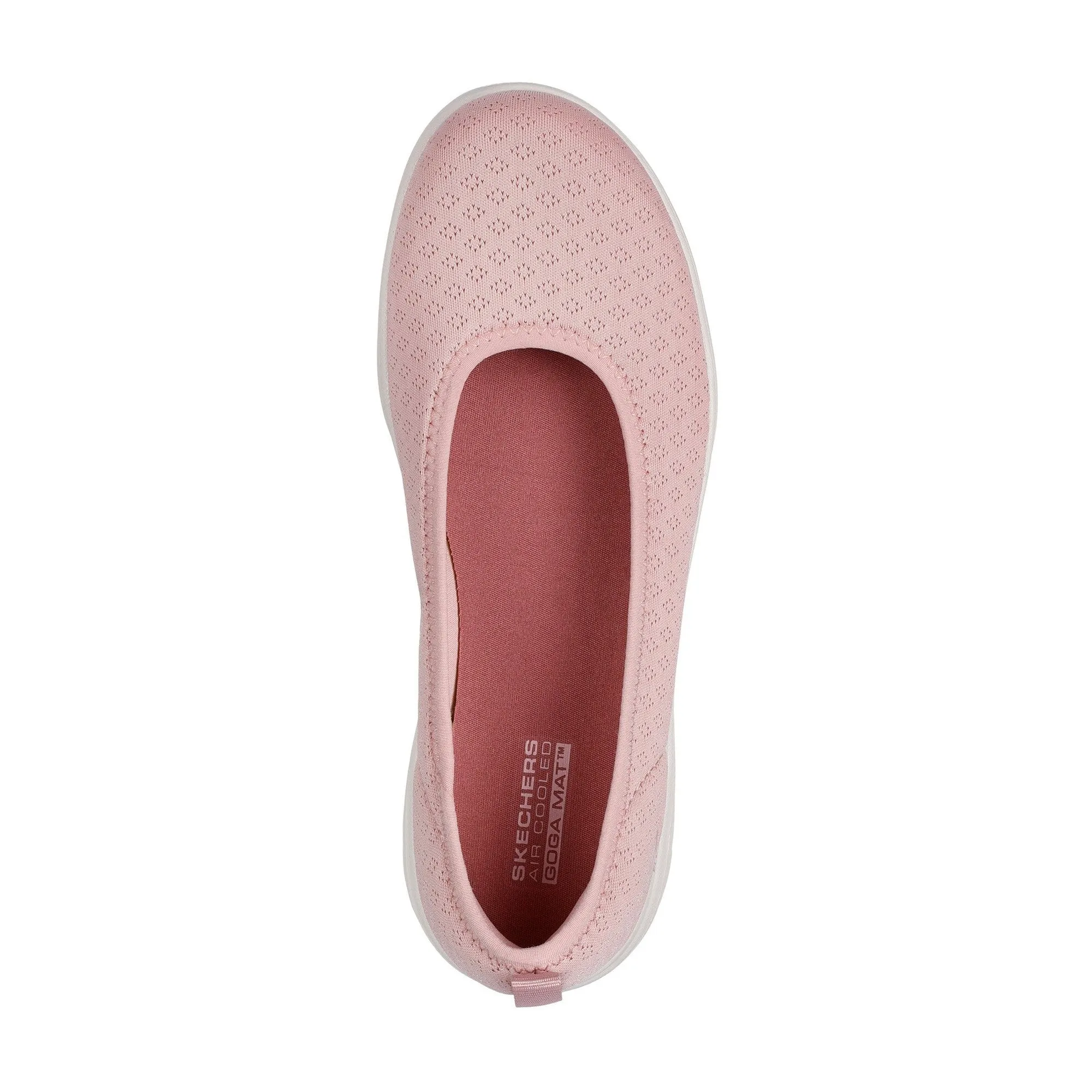 Skechers 138360 On-The-Go Flex - Siena Ladies Blush Pink Textile Vegan  Slip Ons