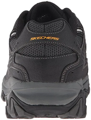 Skechers Sport Men's Afterburn Memory Foam Lace-Up Sneaker,Black,10.5 M US