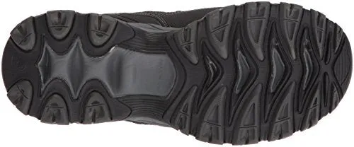 Skechers Sport Men's Afterburn Memory Foam Lace-Up Sneaker,Black,10.5 M US