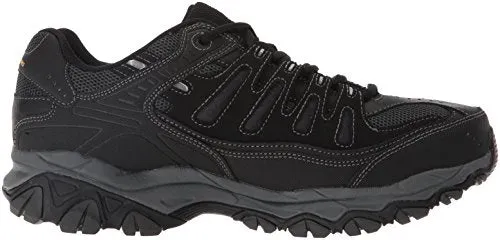 Skechers Sport Men's Afterburn Memory Foam Lace-Up Sneaker,Black,10.5 M US