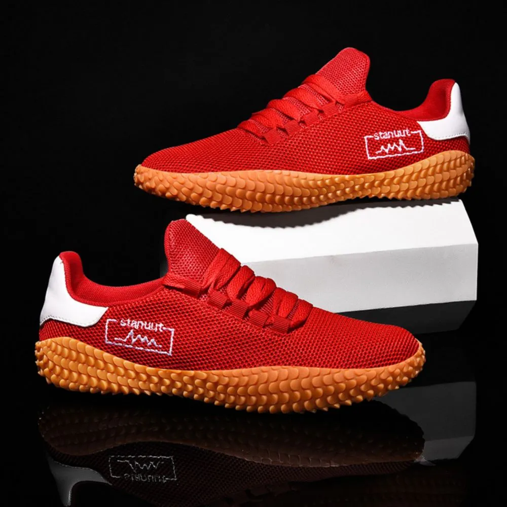 Sneakers Men's Barefoot Lightweight Shoes - Red Size US10.5 = US45
