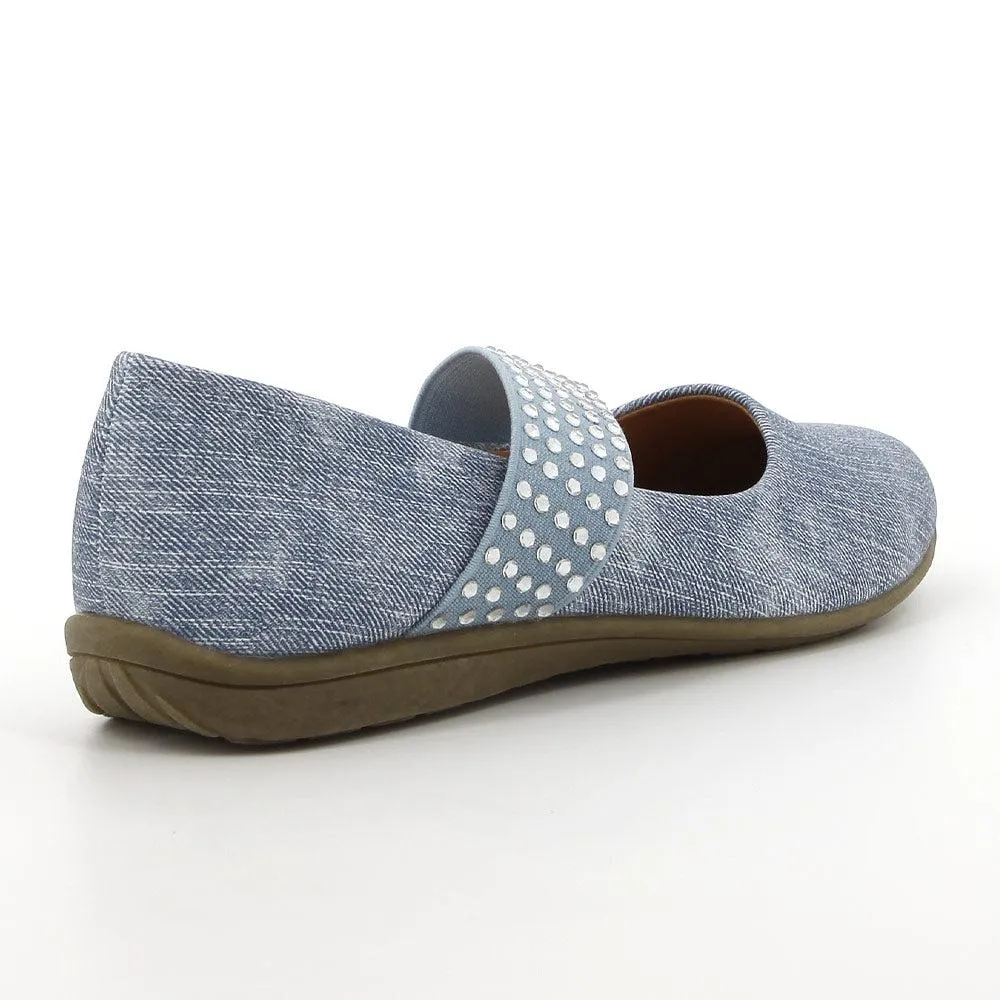 Soft Style By Hush Puppies Dominga Slip-On Loafer  - Light Denim