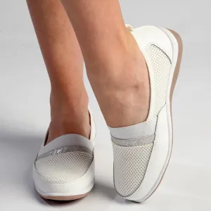 Soft Style By Hush Puppies Sonnagh Loafer  - White