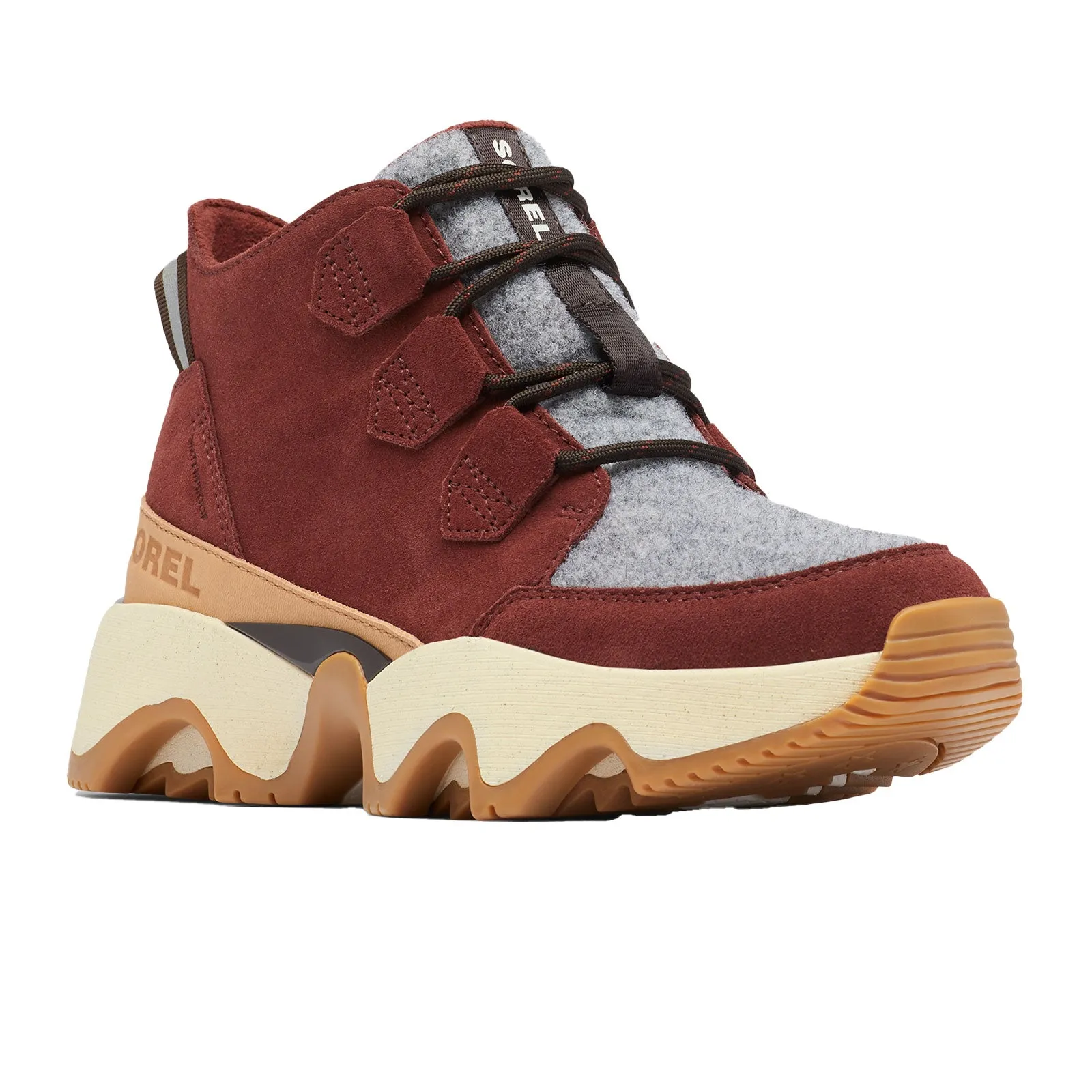 Sorel Kinetic Impact Caribou Waterproof Ankle Boot (Women) - Spice/Blackened Brown